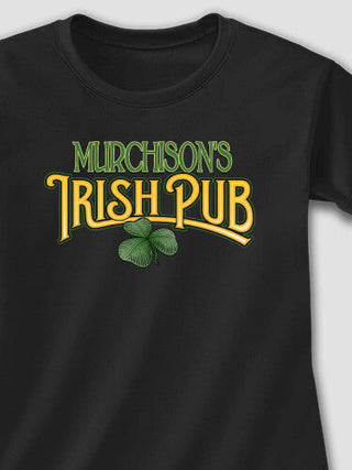 Irish Pub : Adult Ladies Fitted T-Shirt