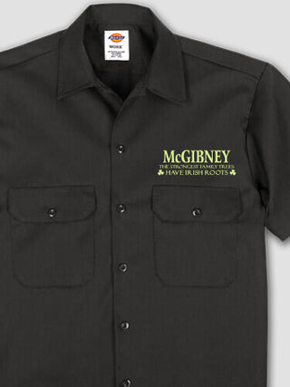 Irish Roots : Embroidered Work Shirts