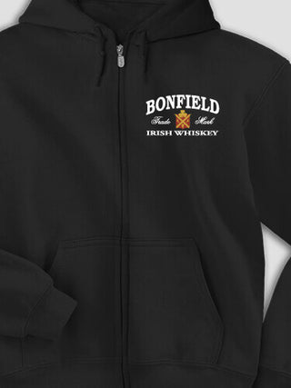 Irish Whiskey : Embroidered Zip Hoodies