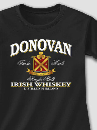 Irish Whiskey : Adult Ladies Fitted T-Shirt