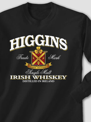 Irish Whiskey : Printed Long Sleeves