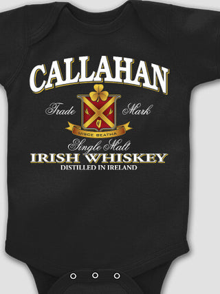 Irish Whiskey : Printed Baby Bodysuits