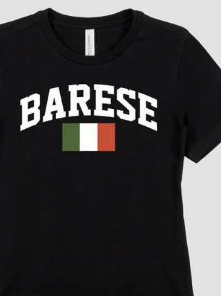 Italian Flag Varsity : Premium Ladies T-Shirts