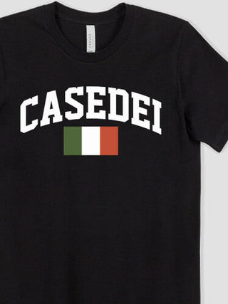 Italian Flag Varsity : Premium Printed T-Shirts