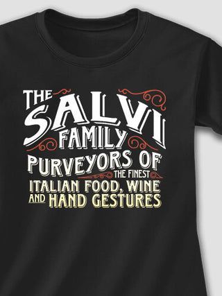 Italian Hand Gestures : Printed T-Shirts