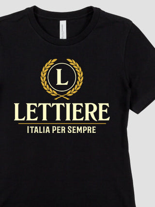 Italian Monogram : Premium Ladies T-Shirts