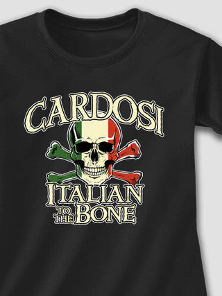 Italian to the Bone : Adult Ladies Fitted T-Shirt