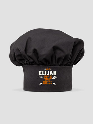 King of the Grill : Embroidered Chef Hat