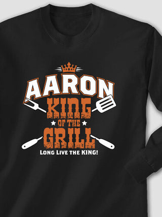 King of the Grill : Printed Long Sleeves