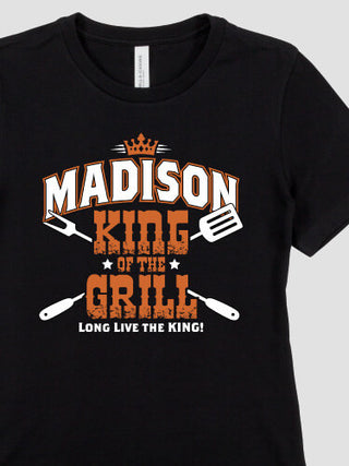 King of the Grill : Premium Ladies T-Shirts