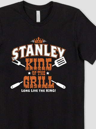 King of the Grill : Premium Printed T-Shirts