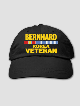 Korea Veteran : Embroidered Baseball Hats