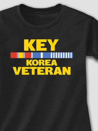 Korea Veteran : Adult Ladies Fitted T-Shirt