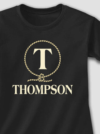 Lasso Monogram : Adult Ladies Fitted T-Shirt