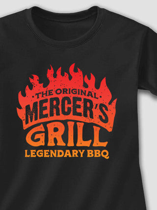 Legendary BBQ : Adult Ladies Fitted T-Shirt