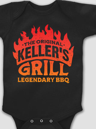 Legendary BBQ : Printed Baby Bodysuits