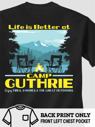 Life Is Better : Printed Pocket T-Shirts