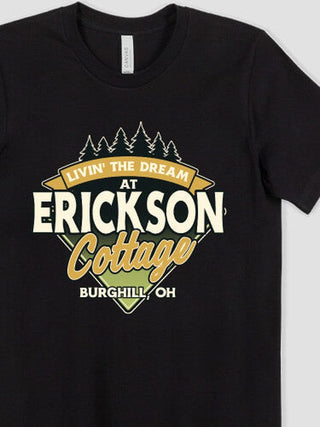 Livin' The Dream Cottage : Premium Printed T-Shirts