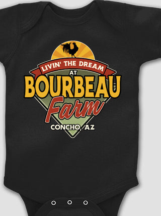 Livin' The Dream Farm : Printed Baby Bodysuits