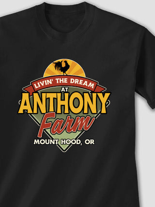 Livin' The Dream Farm : Printed T-Shirts