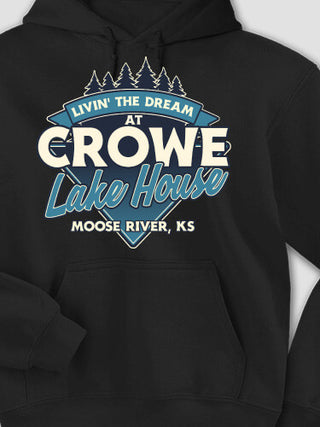 Livin' The Dream Lake House : Printed Hoodies