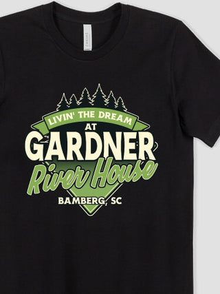 Livin' The Dream River House : Printed T-Shirts