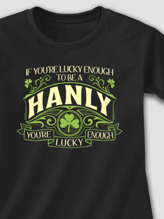 Lucky Enough : Adult Ladies Fitted T-Shirt