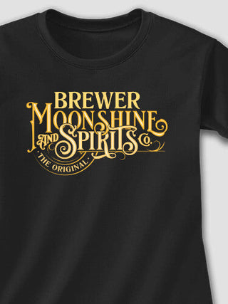 Moonshine and Spirits : Adult Ladies Fitted T-Shirt