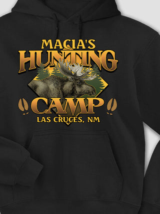 Moose Hunting Camp : Printed Hoodies