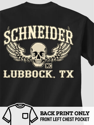 Motorcycle Club : Printed Pocket T-Shirts