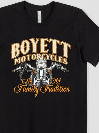 Motorcycle Family Tradition : Premium Printed T-Shirts
