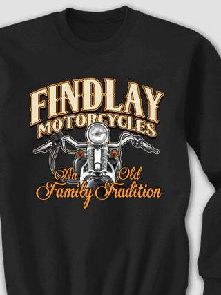 Motorcycle Family Tradition : Printed Sweatshirts