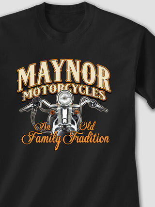 Motorcycle Family Tradition : Printed T-Shirts