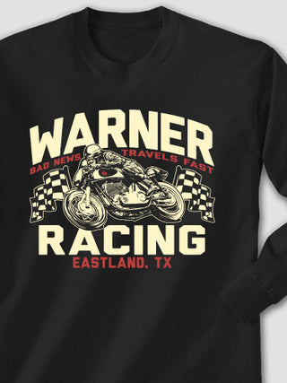 Motorcycle Racing : Printed Long Sleeves