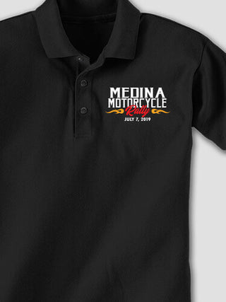 Motorcycle Rally : Embroidered Polo Shirts