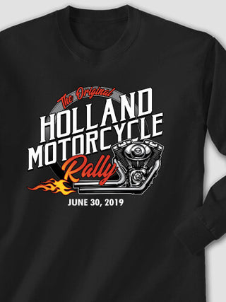 Motorcycle Rally : Printed Long Sleeves