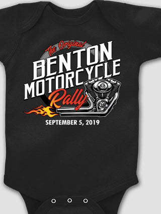 Motorcycle Rally : Printed Baby Bodysuits