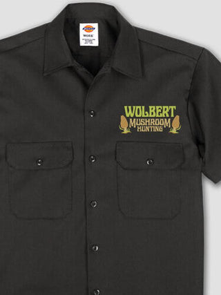 Mushroom Hunting : Embroidered Work Shirts