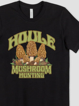 Mushroom Hunting : Premium Printed T-Shirts