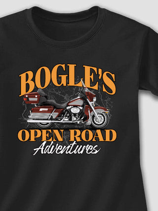 Open Road : Adult Ladies Fitted T-Shirt
