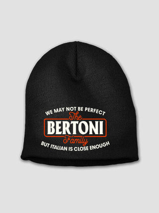 Perfectly Italian : Embroidered Beanies