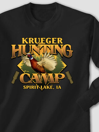 Pheasant Hunting Camp : Printed Long Sleeves