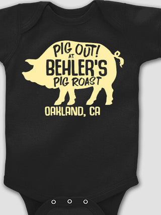 Pig Roast : Printed Baby Bodysuits