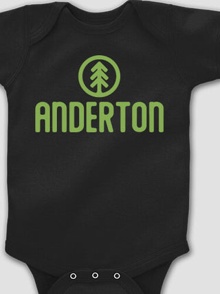 Pine Tree : Printed Baby Bodysuits