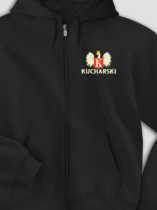 Polish Monogram : Embroidered Zip Hoodies