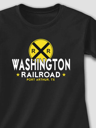 Railroad : Adult Ladies Fitted T-Shirt