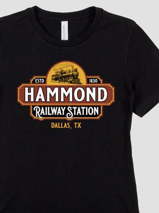 Railway Station : Premium Ladies T-Shirts