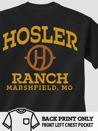 Ranch Monogram : Printed Pocket T-Shirts