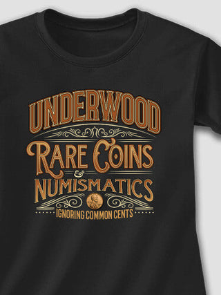 Rare Coins : Adult Ladies Fitted T-Shirt