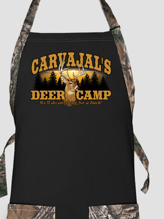 Deer Camp : Printed 2-Tone Aprons